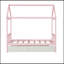 Structure de lit simple en bois massif avec lit gigogne simple, aucun sommier requis-2120521046