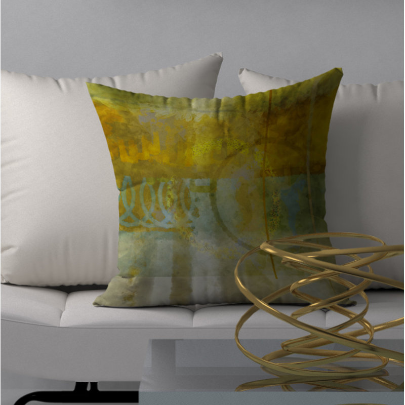 Housse de coussin carrée/insert, H 18 po x l 18 po