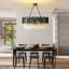 Abriyana 8 - Light Empire Chandelier with Crystal Accents
