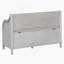 Banc de rangement rustique multifonctionnel (gris délavé)-698614363