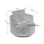 Fauteuil demi-tonneau pivotant en fausse fourrure-518636721