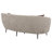 Glynes Upholstered Channel Back Curved Sofa Beige-1594946684