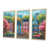 Toile naturelle avec cadre flottant