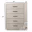 Commode de style transitionnel 1pc