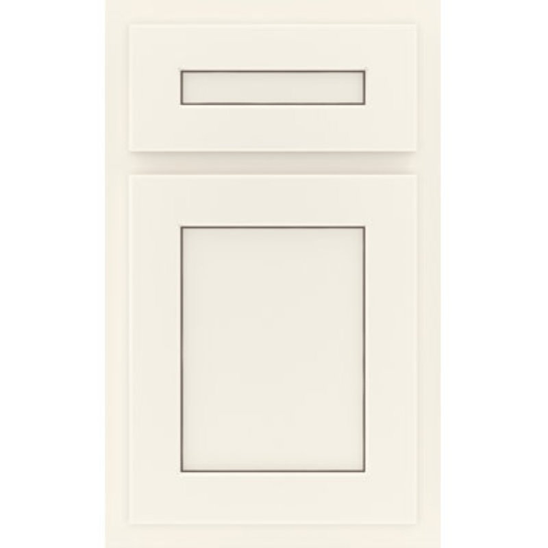 Échantillon de porte Dwelling Claredon, Carob w/Stone Glaze, Cerisier