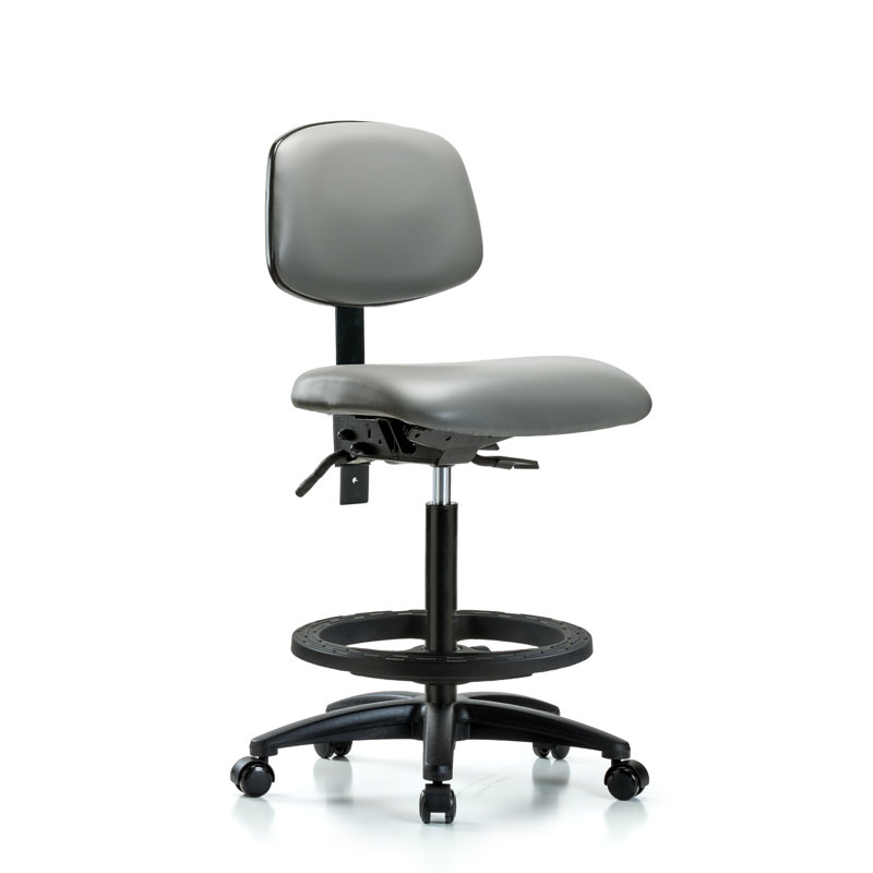 Chaise de travail ergonomique Lanice, Roulettes, Non, Argenté
