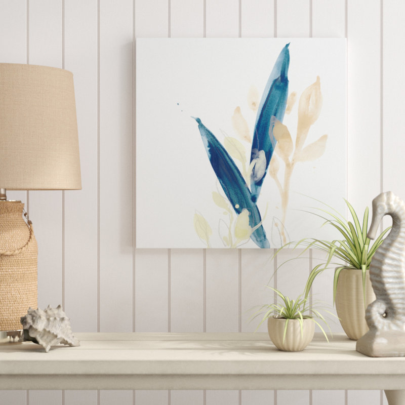 Botany Gesture II by June Erica Vess - Wrapped Canvas Painting, 51cm H x 51cm W