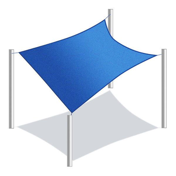 Sun Shade Sail Water Resistant Sun Sail For Garden Patio Outdoor Party  Sunscreen Awning Canopy 95% Uv Block With Free Rope, Multiple Sizes  Available
