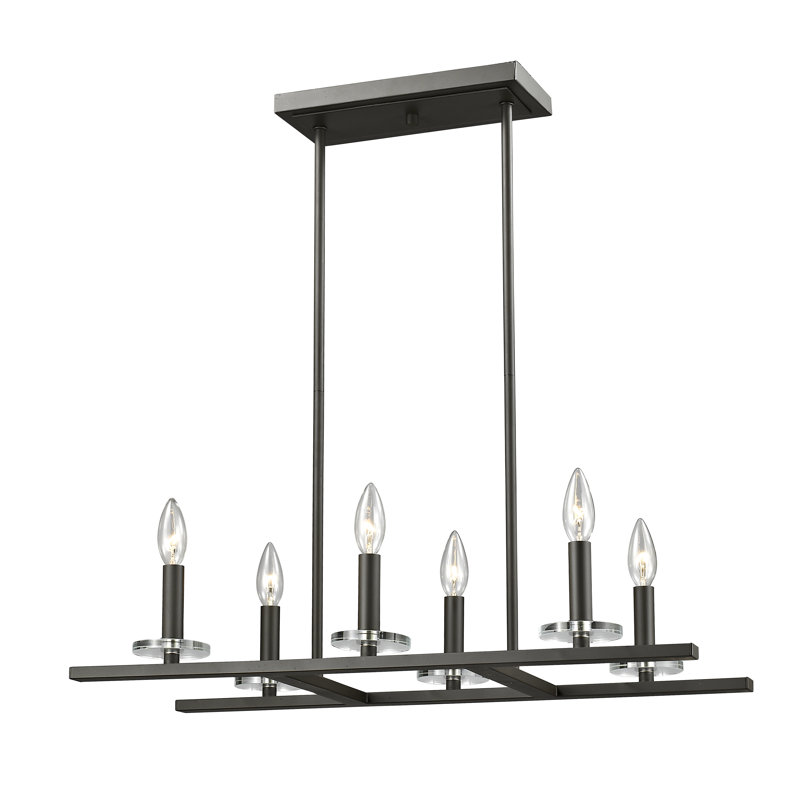 Kunin 6 - Light Kitchen Island Pendant, Bronze