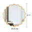 Décoration murale moderne 42 "x 42" pour salle de bain