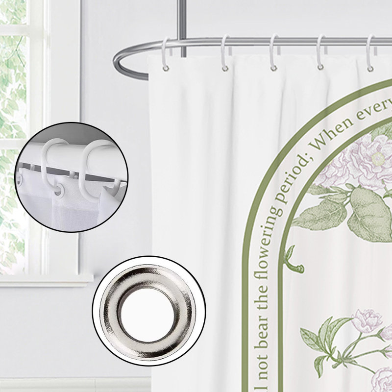 Rideau de douche en polyester
