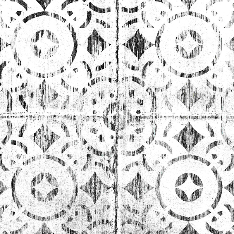" Black Tile ", 30" H x 30" W