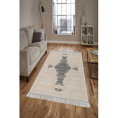 Luxurious Velvet Area Rug, 5.2 x 7.5 ft | 100% Velvet Fabric, 100% Cotton Sole, 0.4 in Pile Height | Antibacterial, Non-Slip, Machine Washable | Elegant 3D Digital Print, Perfect for Living Room & Bedroom Décor