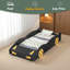 Lit plateforme avec roulettes et rangement Race-940526731