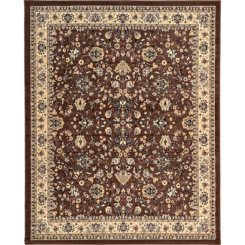 Zayandeh Oriental Indoor Rug, Rectangle 9'10" x 13'