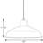 Luminaire suspendu conique 1 lumière-15115260