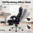 High Back Ergonomic Office Chair With Adjustable Armrest And  Adjustable Lumbar Support-95011373