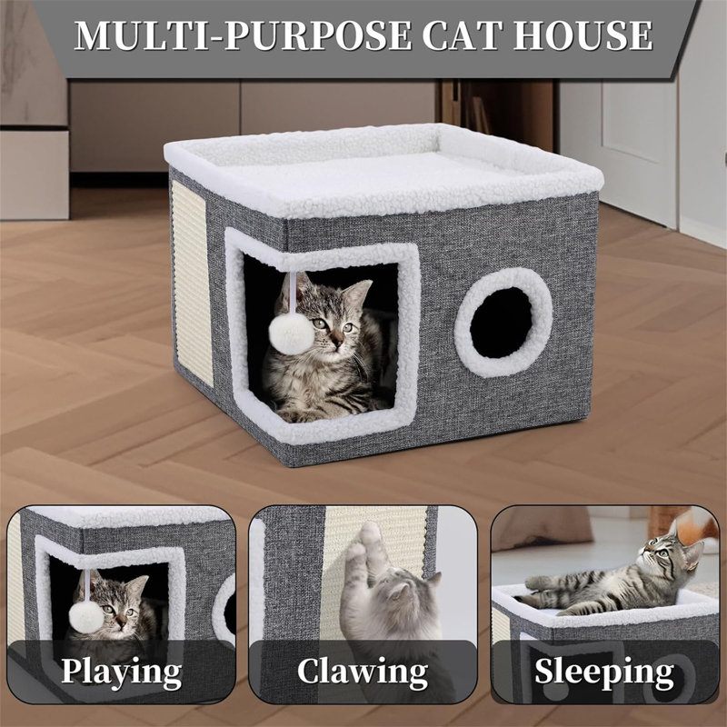 Linen And Wool Nest Pet Bed