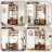 Industrial Style Hall Tree With Bench, Shoe Storage, And 6 Hooks, For Organized Entryways And Mudrooms.-519779893