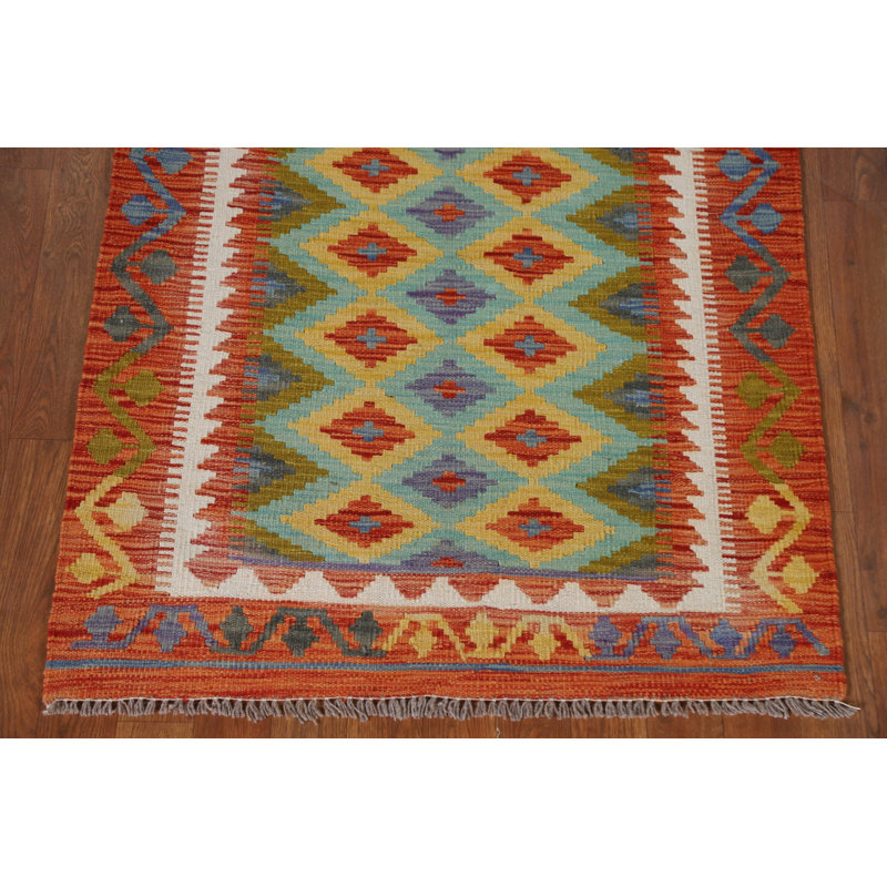 South Western Kilim Oriental Accent Rug 3x4