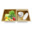 Évier de cuisine à double cuve rectangulaire moderne en acier inoxydable-122544110