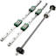 Rail de guidage linéaire, 2 pièces HGR20 à 1700 mm, avec 1 pièce RM1605