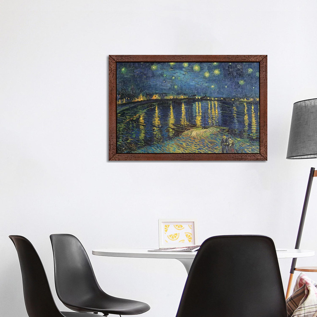 Starry Night over the Rhone, 1888 by Vincent Van Gogh - Painting Print on Canvas