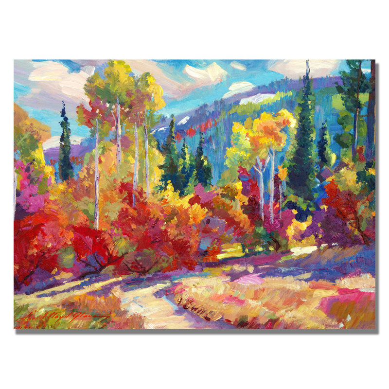 « the colors of new hampshire » par david lloyd’s glover, reproduction d’art sur toile tendue encadrée