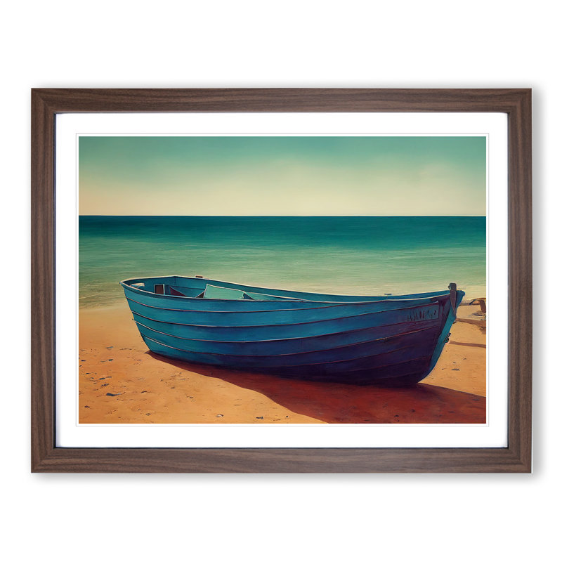 XH1022-973X A Stranded Boat Vol.3 - Single Picture Frame Painting