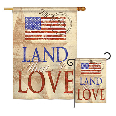 Double Sided Polyester Garden Flag