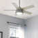 44" Burroughs 5 - Blade Standard Ceiling Fan with Remote Control and Light Kit Included