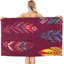 Serviette de bain en microfibre, absorbant ultra doux, serviette de plage, 50 x 60 po