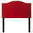 Fitzsimmons Arched Upholstered Headboard with Accent Nail Trim-377993606-377993611
