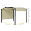 11 Ft. W x 11 Ft. D Steel Pergola