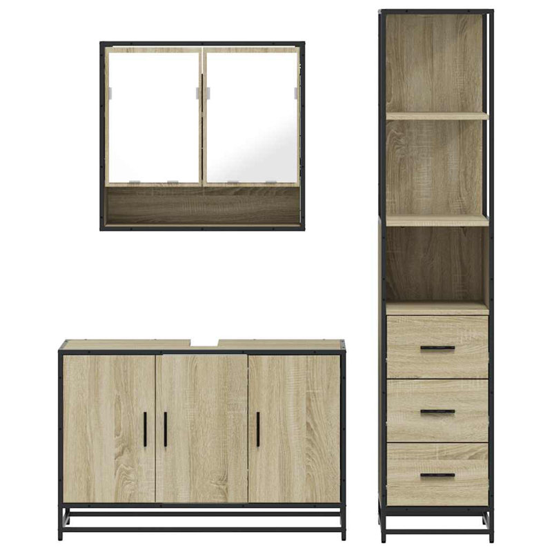 Bathroom Furniture Suite, Sonoma Oak