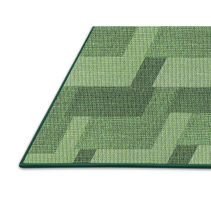 Geometric Indoor Rug, Rectangle 6' x 9'