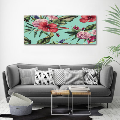 Tropical Flowers - No Frame Painting on Canvas