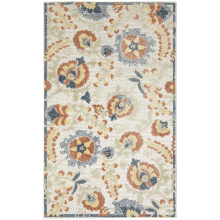 Gregori Grey Multicolor Farmhouse Rug