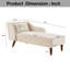 Chaise longue en velours Dunwall-679672666
