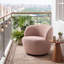 Fauteuil demi-tonneau pivotant Nen Boucle-2062154082