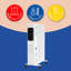 Russell Hobbs Rhofr2521b-d 2.5kw Digital Touch Control 11-fin Oil Filled Radiator-105887325