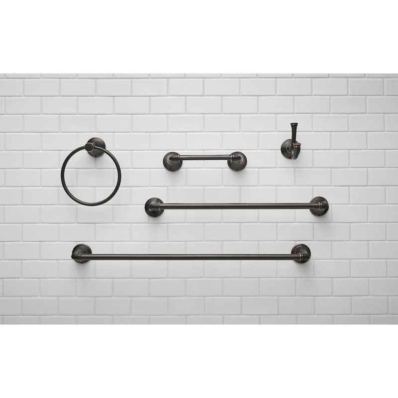 Porte-papier hygiénique mural Delancey, Bronze héritage