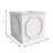 Crissman Square Handmade Fiberstone MGO Clay Planter Box with Decorative Panel Design - Indoor Outdoor Use for Patio, Garden, Backyard Modern Home-1824664526-1824664524