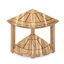 Banc de douche en bois massif l 17,9 po Alandis-961220146