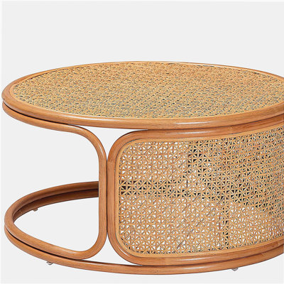 Bohemian Honey Rattan Coffee Table