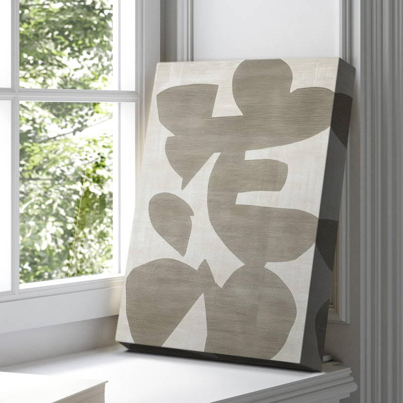 Toile tendue avec châssis abstrait CDXII, H 60 po x l 40 po