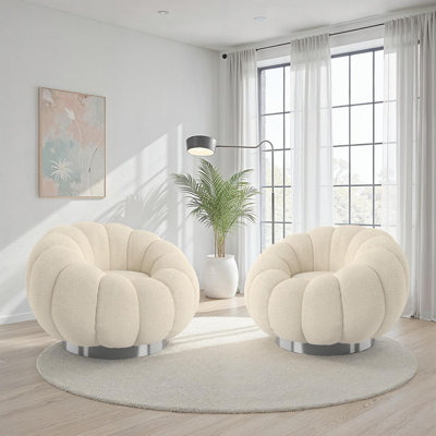 Chaises papasan pivotantes Humberto