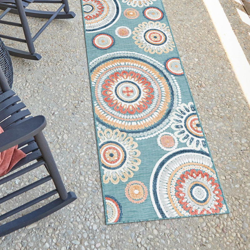 Tapis intérieur / extérieur en spirale hygiénique Firman, Tapis de couloir 2 pi 2 po x 5 pi 3 po