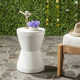 Zenni 12.2'' Concrete Outdoor Side Table