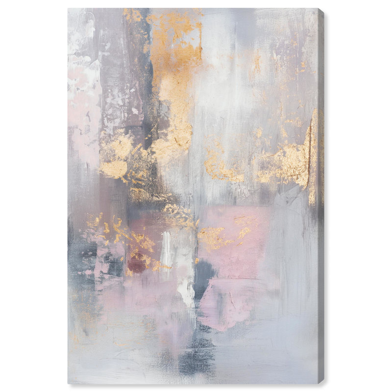 «Refreshing Boho Elegant Abstract Wall Art» par Art Remedy, H 54 po x l 36 po, Toile tendue